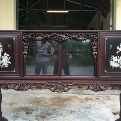 Bộ tủ chè cánh thẳng