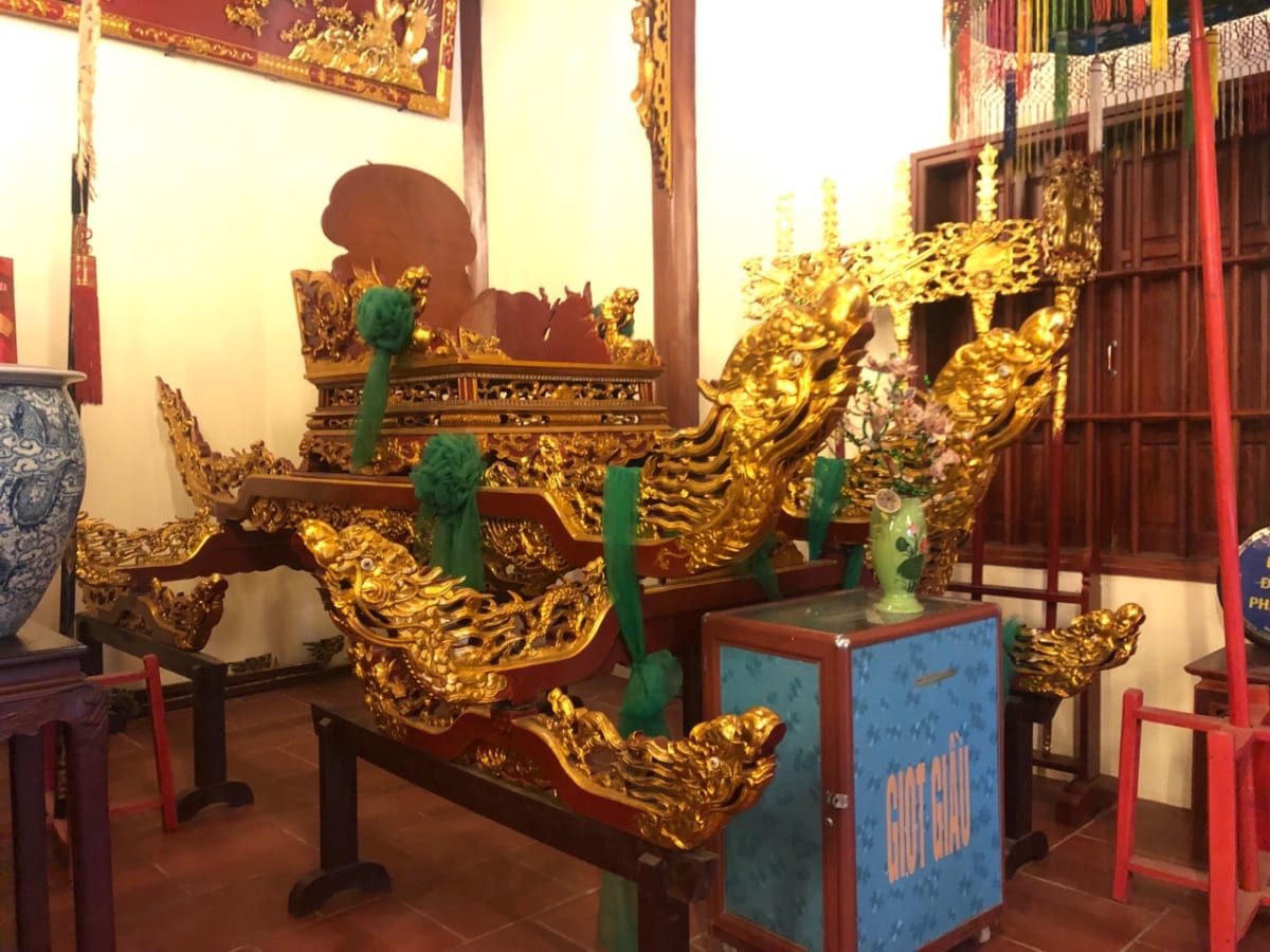 Kiệu Thờ Gỗ Sơn Son Thiếp Vàng