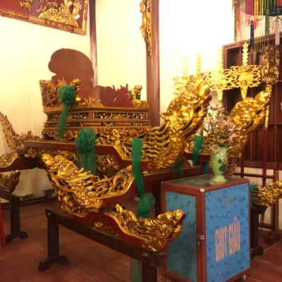 Kiệu Thờ Gỗ Sơn Son Thiếp Vàng