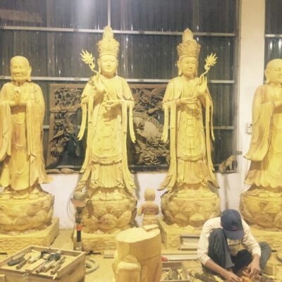 Tượng Phật Thờ Bằng Gỗ