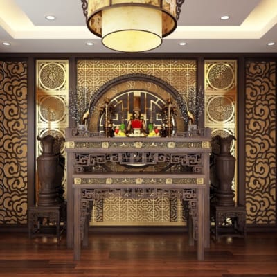 Nội thất phòng thờ